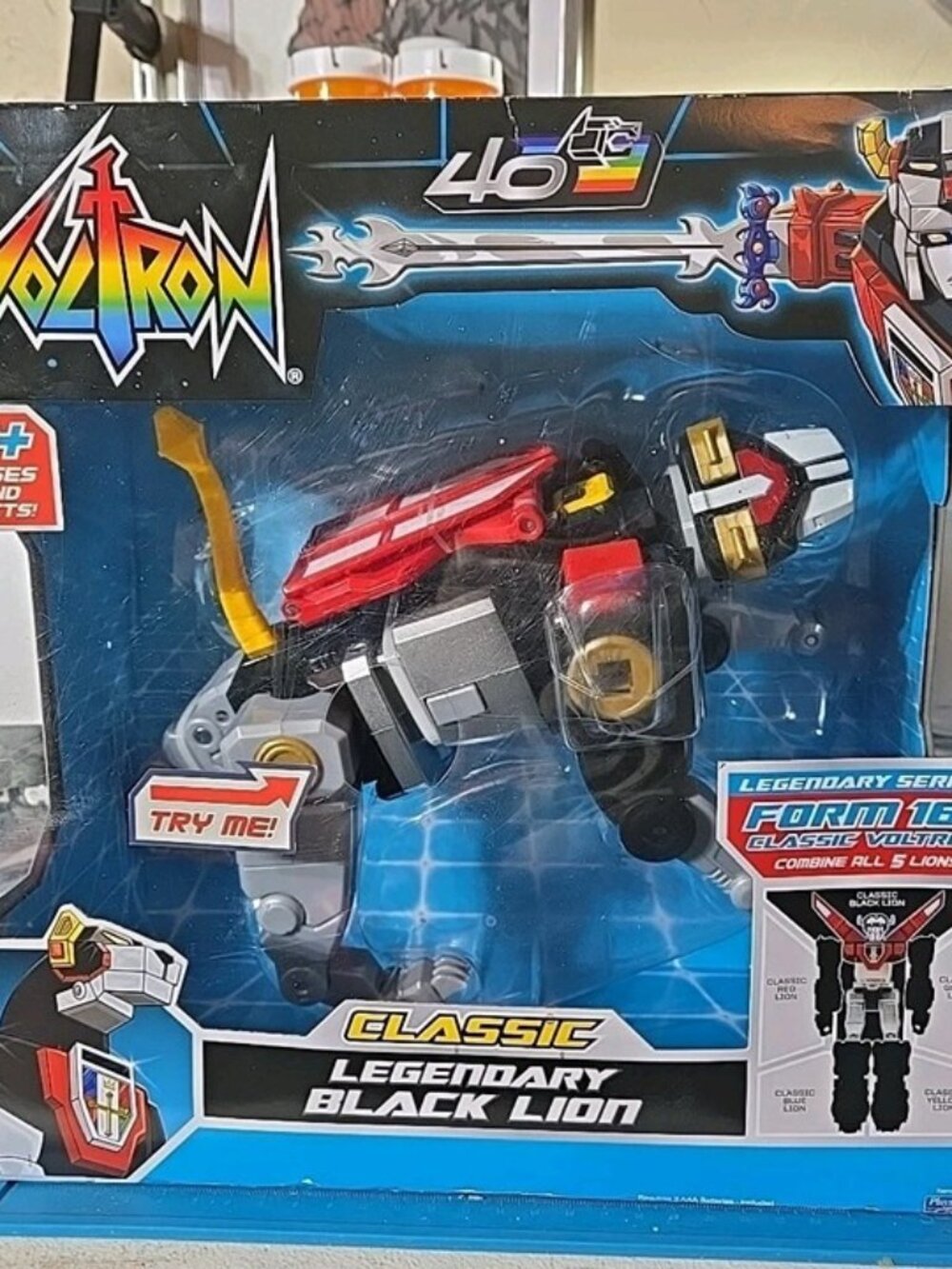 Voltron 84 Classic Legendary Playmates Black Lion NIB 2024 40th Anniversary NEW